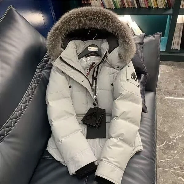 大毛领户外男女3Q加厚鹅绒保暖羽绒服滑雪服外套