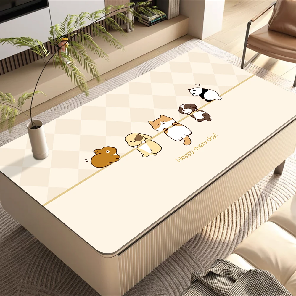 茶几桌布防水防油防烫免洗长方形餐桌垫家用简约轻奢电视柜台布