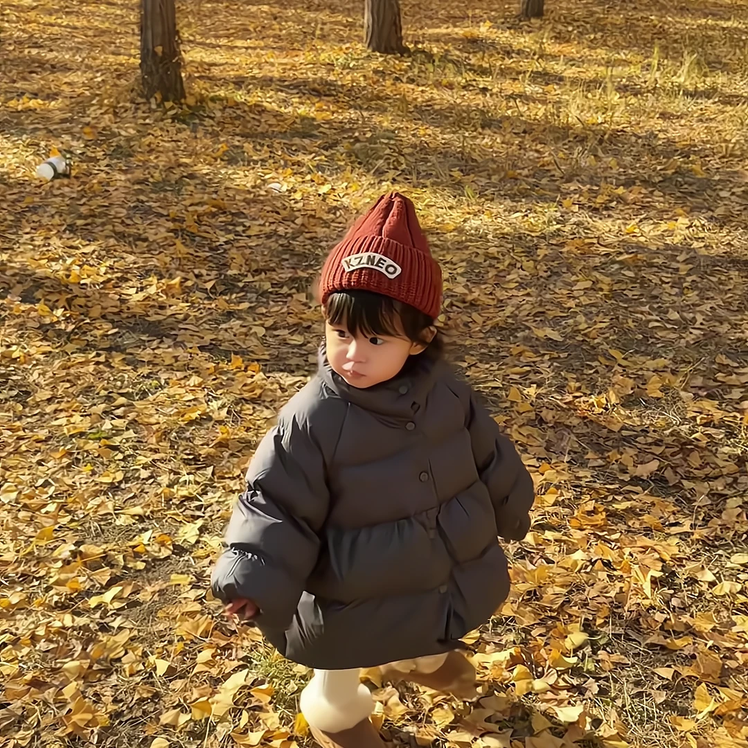 韩式帽子秋冬新款ins个性百搭男童女童针织帽宝宝冬天冷帽毛线帽