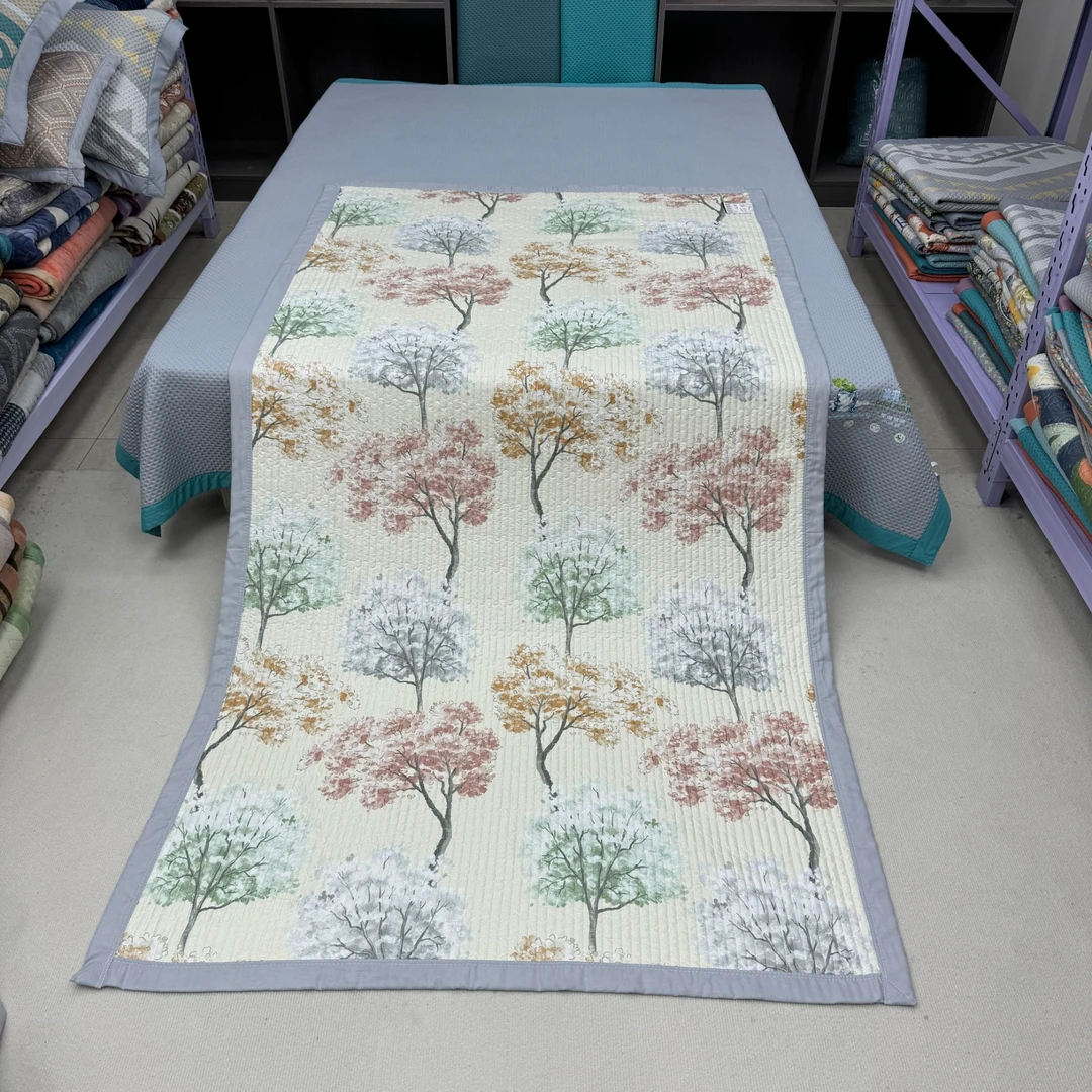 金钱树120*220cm加厚款床盖原棉四季沙发垫学生宿舍床垫飘窗垫