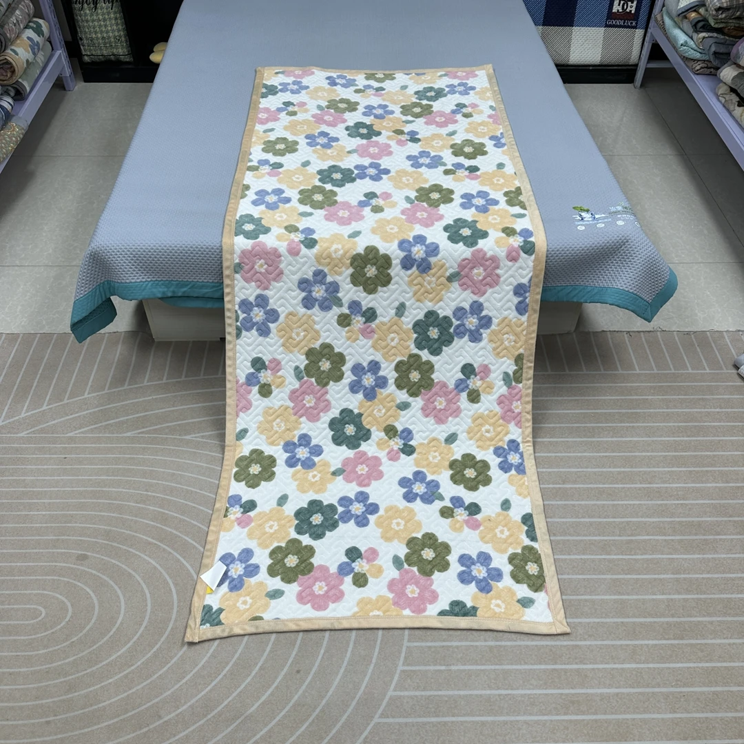 缤纷花园90*220cm宝宝绒床盖加厚秋冬沙发垫学生宿舍床垫过冬神器