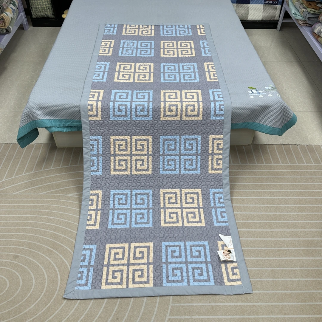 宫廷格90*220cm原棉木棉床盖加厚四季沙发垫学生宿舍床垫飘窗垫