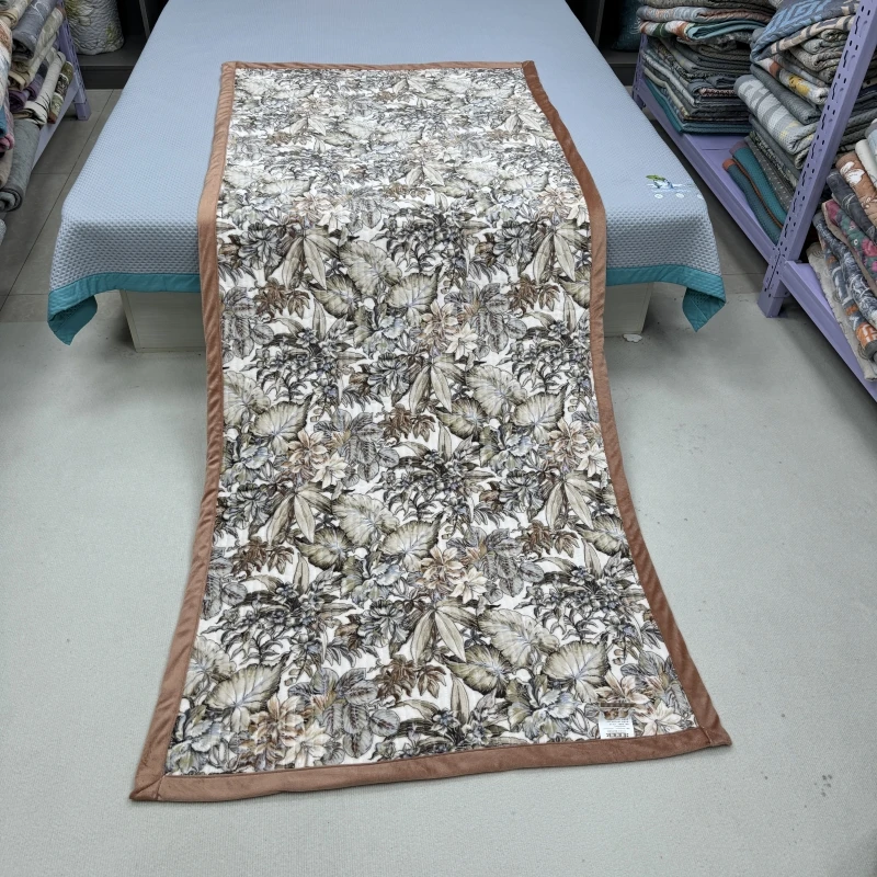 漫步丛林120*220宝宝绒床盖加厚秋冬沙发垫学生宿舍床毯过冬神器