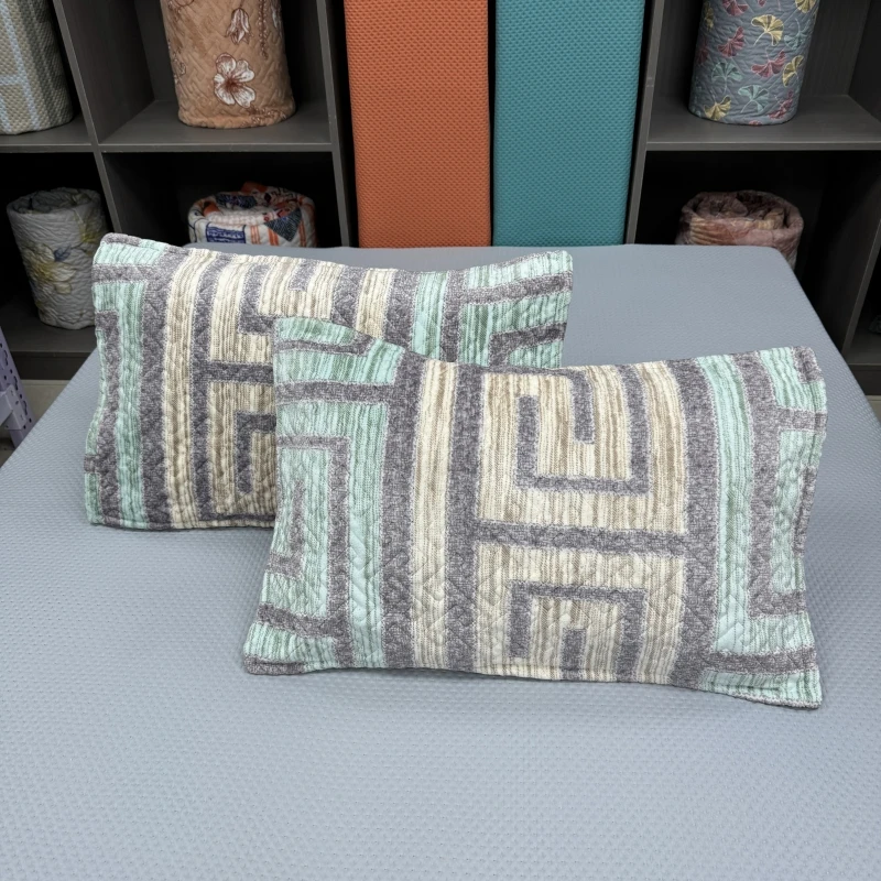 回眸 一对装宝宝绒枕套加厚两条枕头套防滑透气可机洗过冬神器