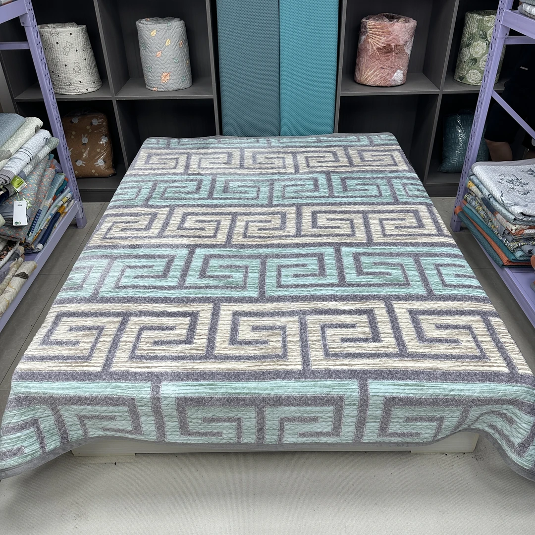 回眸 宝宝绒床盖加厚秋冬款牛奶绒保暖床毯防滑款过冬神器