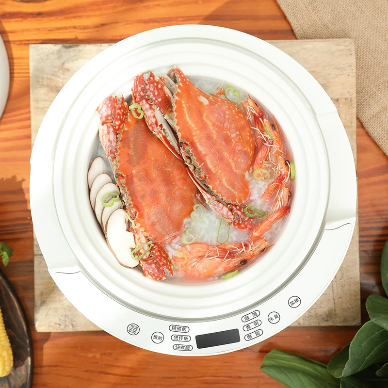 陶之源【3升陶瓷内胆电饭煲】无涂层不粘锅家用白黑色电饭锅2-5人用