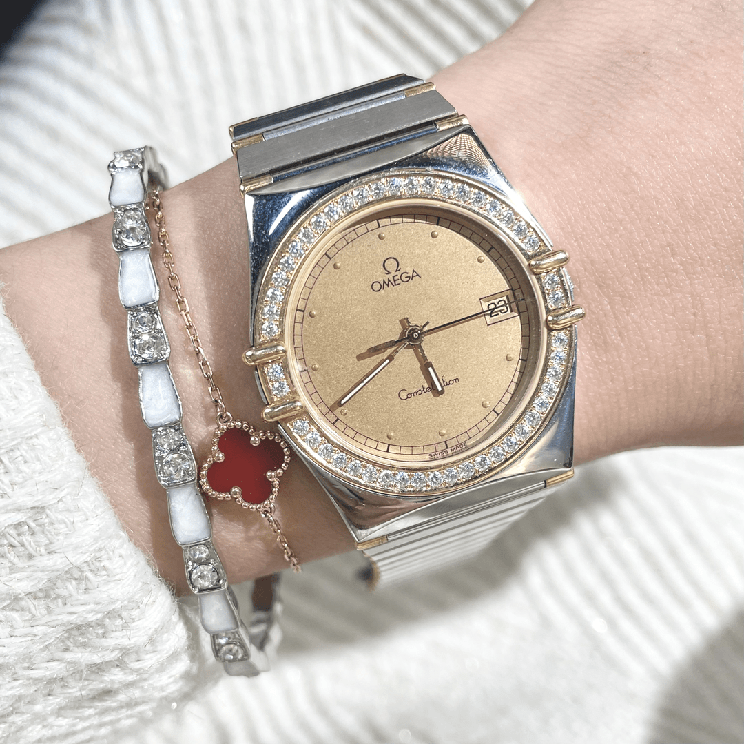 95新 Omega/欧米茄 vintage中古手表/星座/OM475