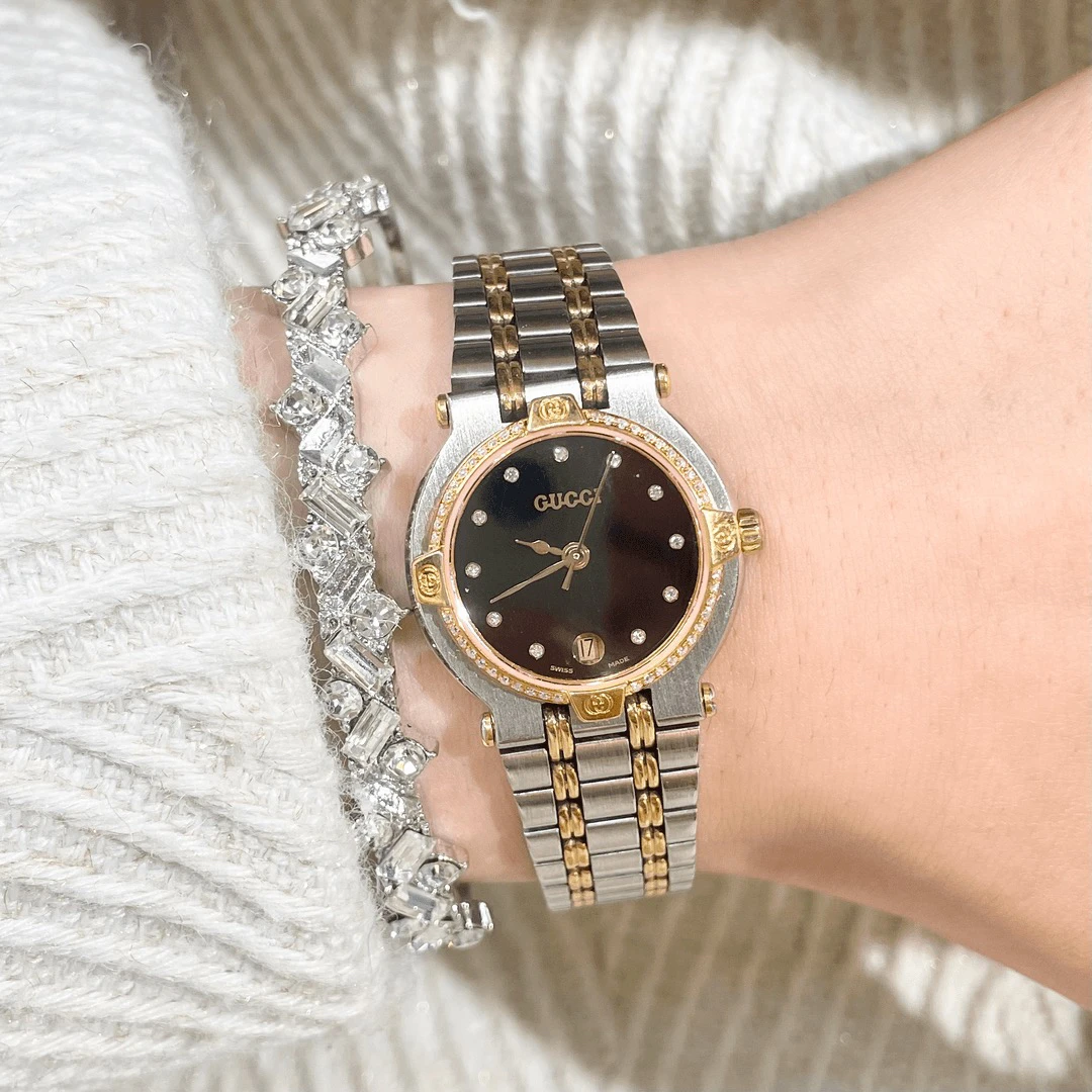 95新 GUCCI/古驰 vintage中古手表/石英表/GC101