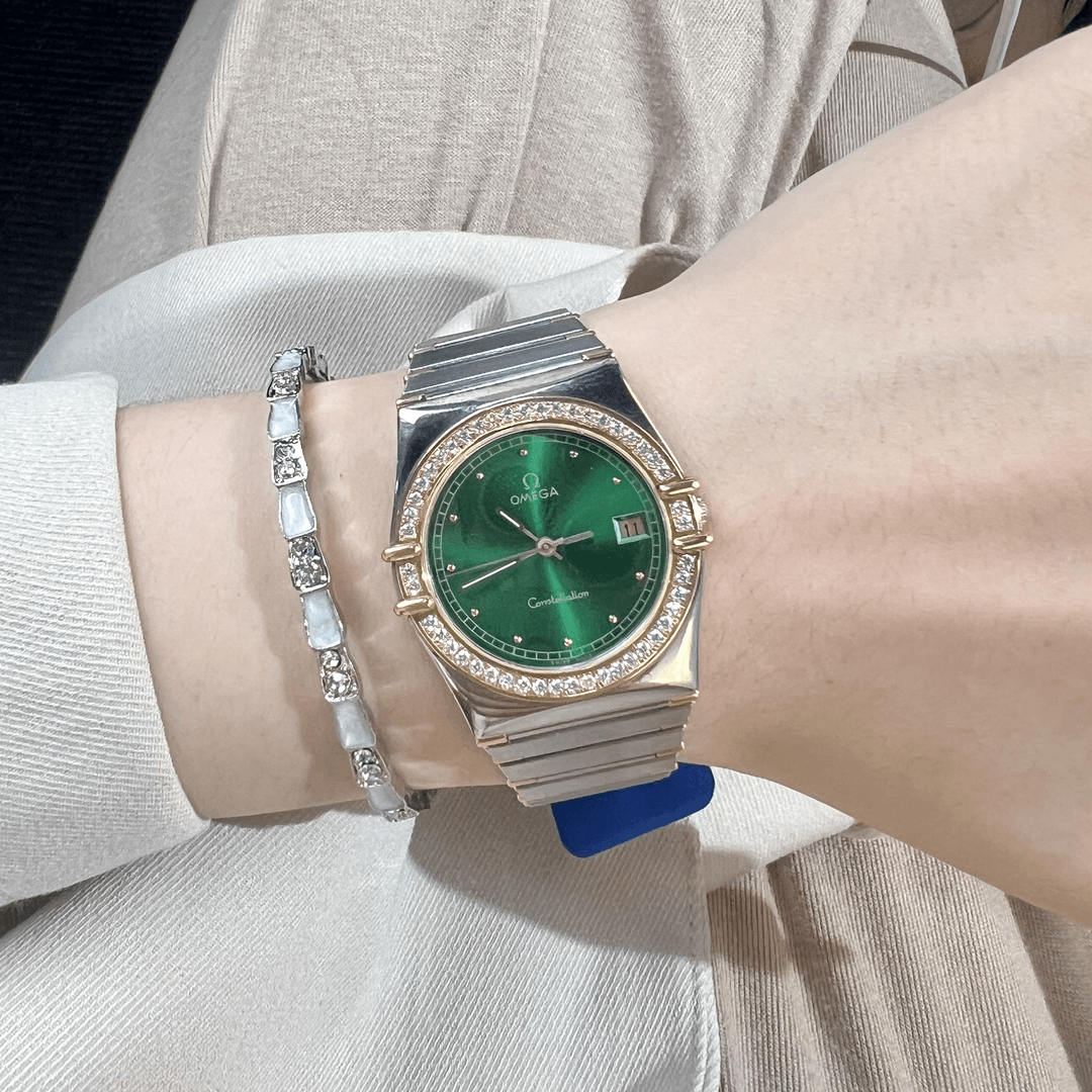 95新 Omega/欧米茄 vintage中古手表/星座/OM219