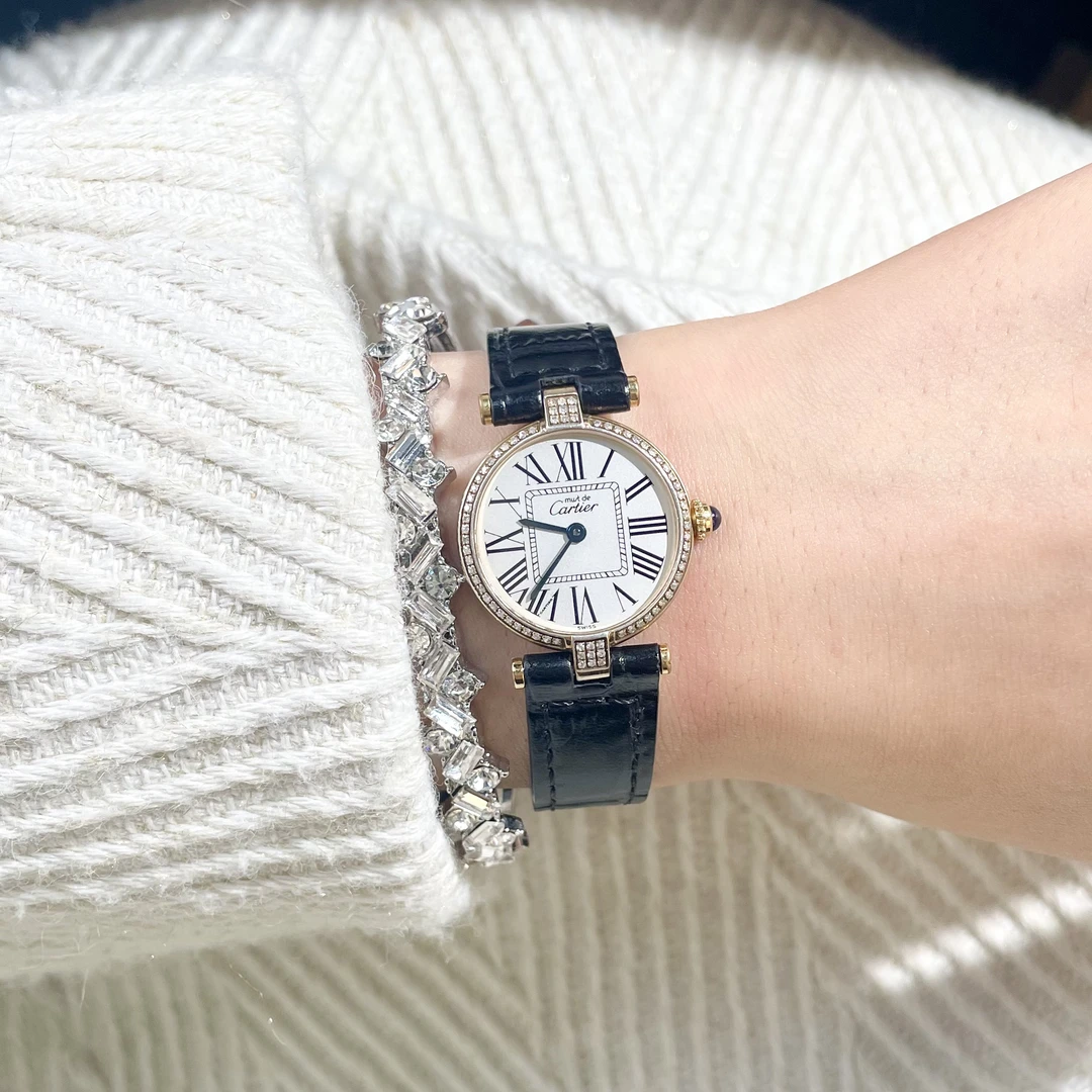 95新 Cartier/卡地亚 Vintage中古表/石英/金表/CT028