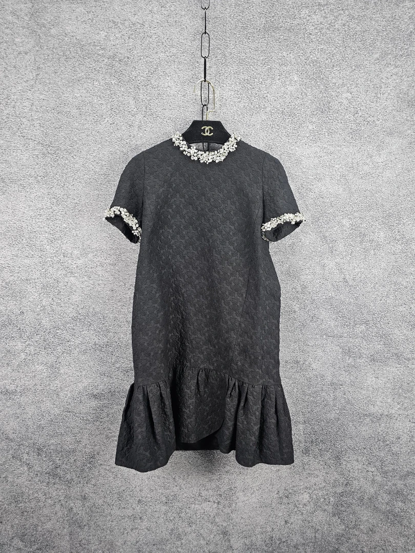 san0257/MIUMIU/缪缪/经典短袖连衣裙/尺码38/99新/公价23000