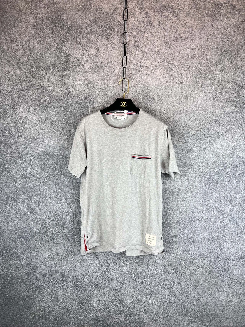 汤姆布朗/Thom Browne/条纹短袖/公价3100/99新/尺码3/San0153