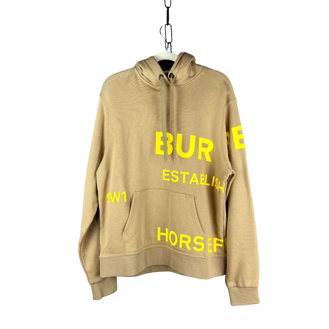 Burberry/博柏利棕色连帽卫衣/尺码M/编号/qzy0032