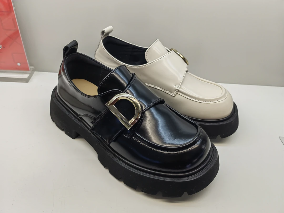 轩美诗专柜正品4412-5924超轻舒服百搭乐福鞋