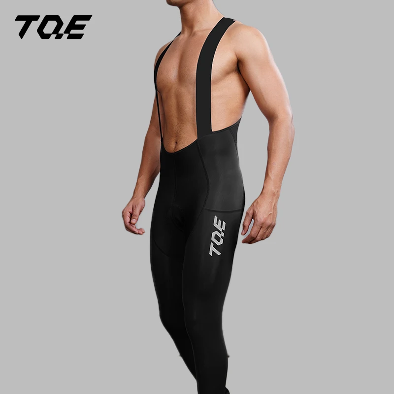 【双箭头坐垫】春秋新款透气公路车男士背带骑行长裤山地车骑行裤