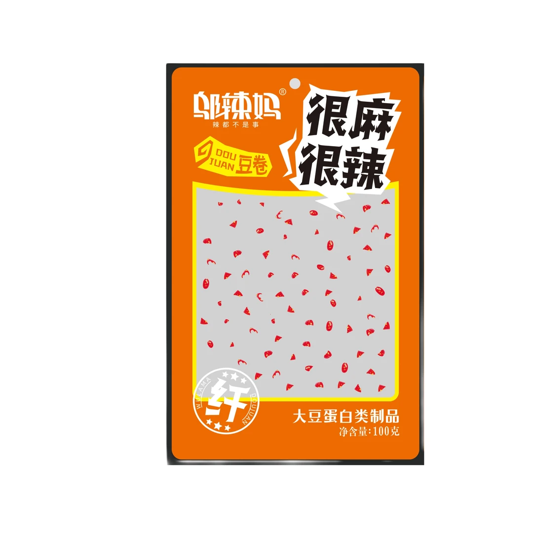 WULAMA/邬辣妈很麻很辣豆卷100g