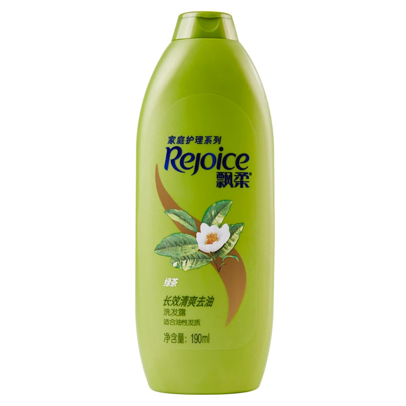 REJOICE/飘柔长效清爽去油洗发露绿色 绿茶 190ml