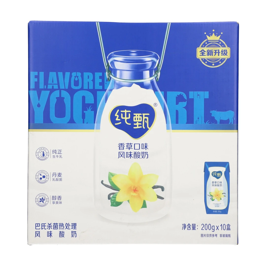 MENGNIU/蒙牛风味酸奶香草口味 2000g(200g*10盒)