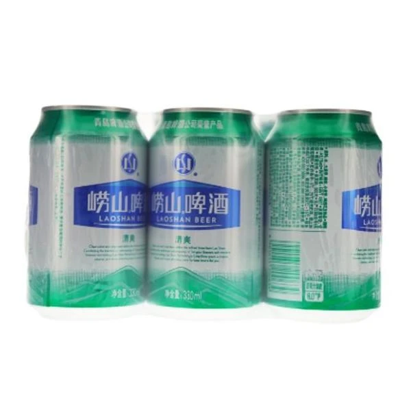 崂山啤酒清爽罐330ml*6/组