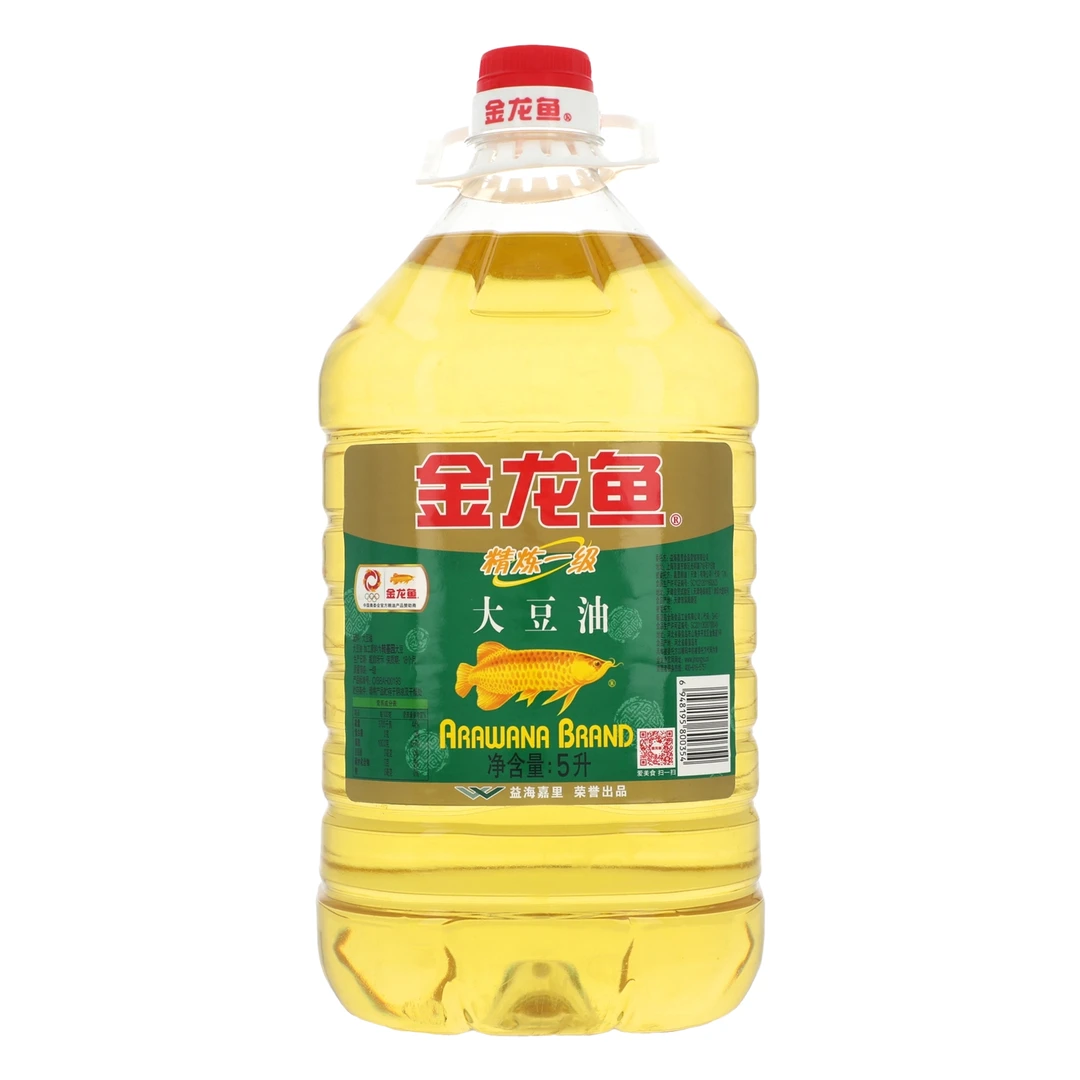 金龙鱼精炼一级大豆油5L