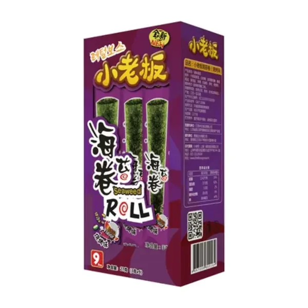 小老板海苔卷烧烤味 27g解馋零食