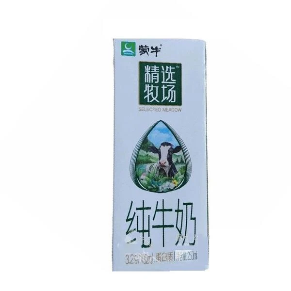 MENGNIU/蒙牛精选牧场纯牛奶250ml