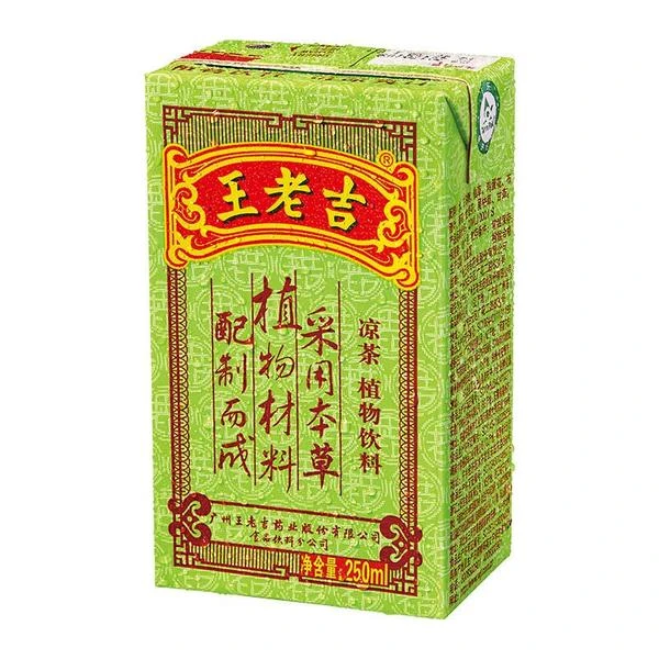 王老吉  绿盒装清凉茶饮料 250ml/盒