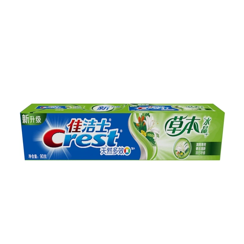 佳洁士草本水晶牙膏花色 清爽薄荷香型 140g
