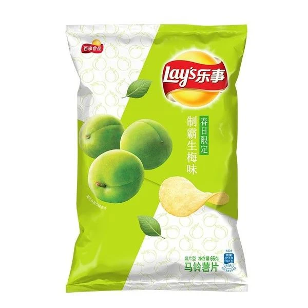乐事 制霸生梅味薯片 65g/袋