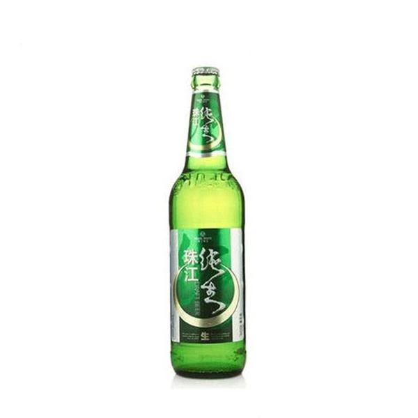 珠江纯生 9°P特制黄啤 600ml/瓶