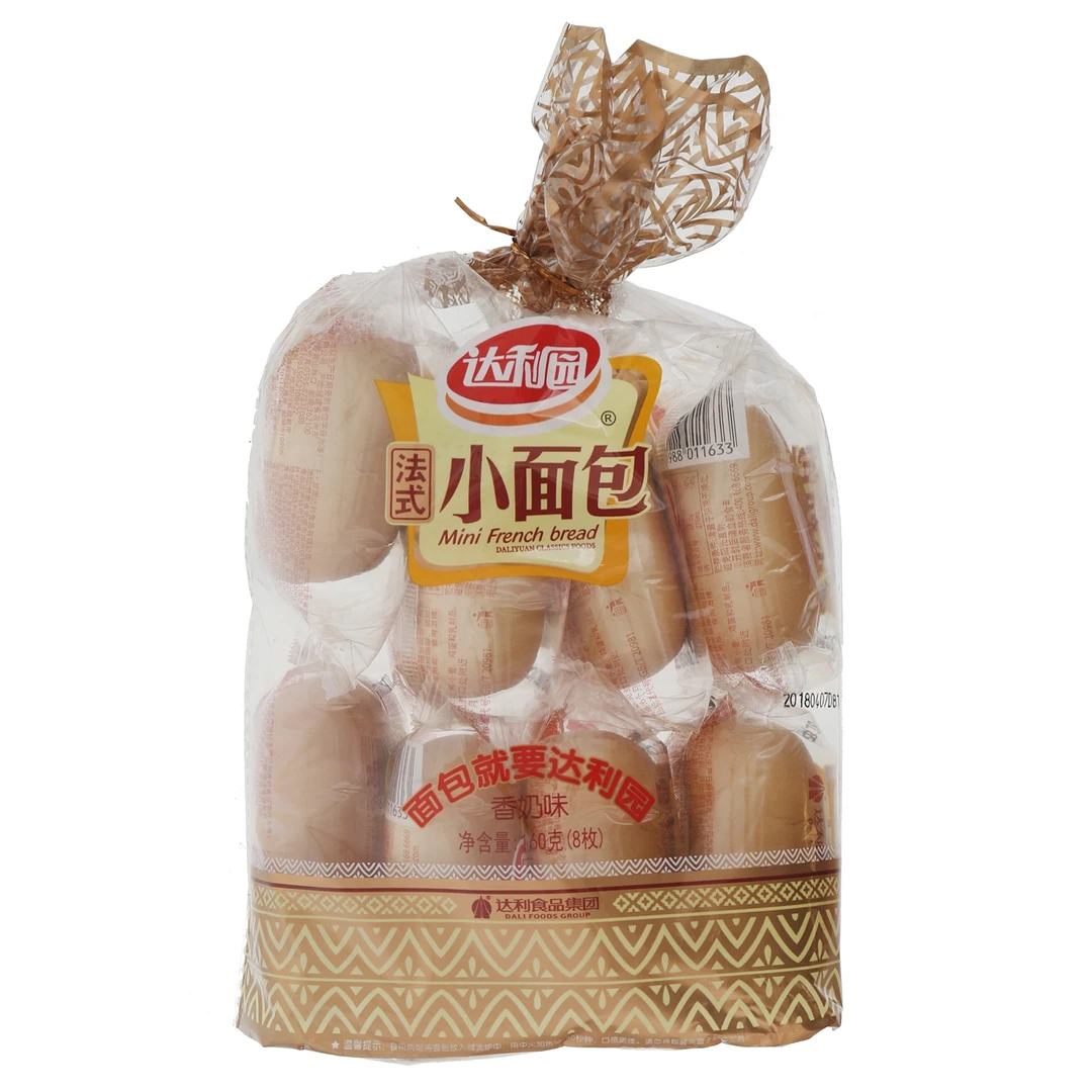 达利园法式香奶味小面包 160g(20g*8枚)