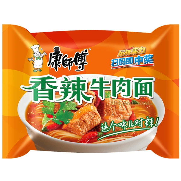 康师傅 香辣牛肉面 100g/包