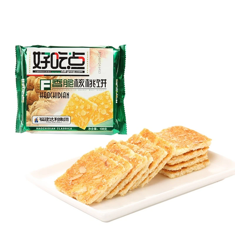 108g达利园好吃点香脆核桃饼（正方形）【A