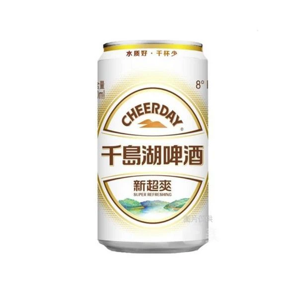 千岛湖啤酒 新超爽8°P啤酒 330ml/听
