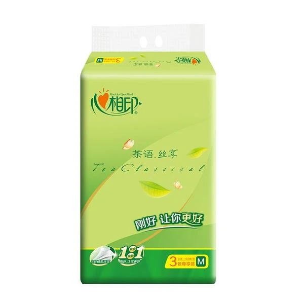 心相印 3包茶语丝享系列三层纸面巾抽纸 450g/袋