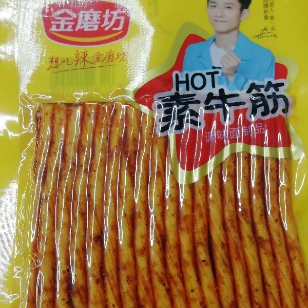金磨坊 香辣味素牛筋 115g/袋