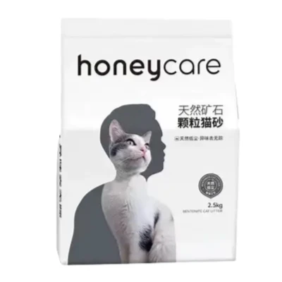 好命天生活性炭矿石膨润土无尘猫砂2.5kg