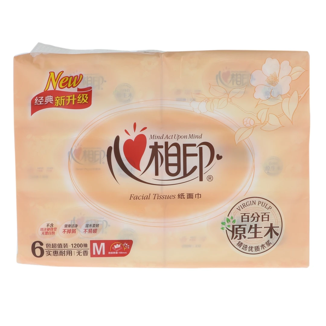 心相印经典三层抽纸6包(6包*1提) 168mm*190mm