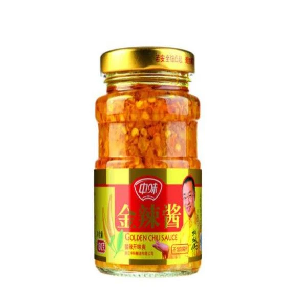 中味 金辣酱 160g/罐
