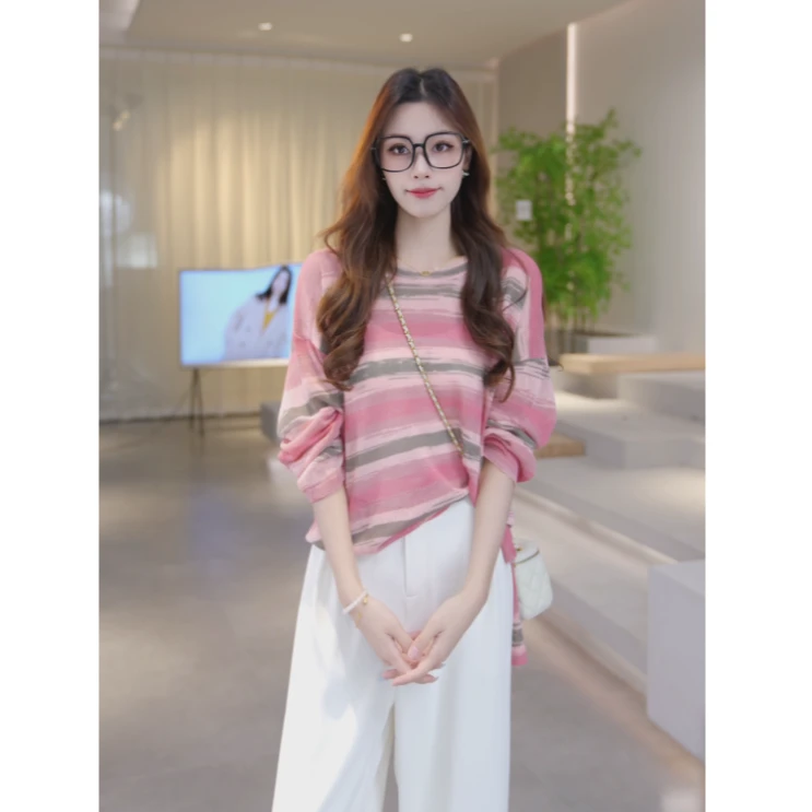 Basic House/百家好25夏季新款时尚彩色针织衫B0824B58062