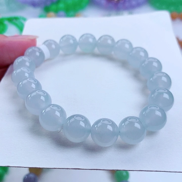 翡翠手链未镶嵌卡10mm