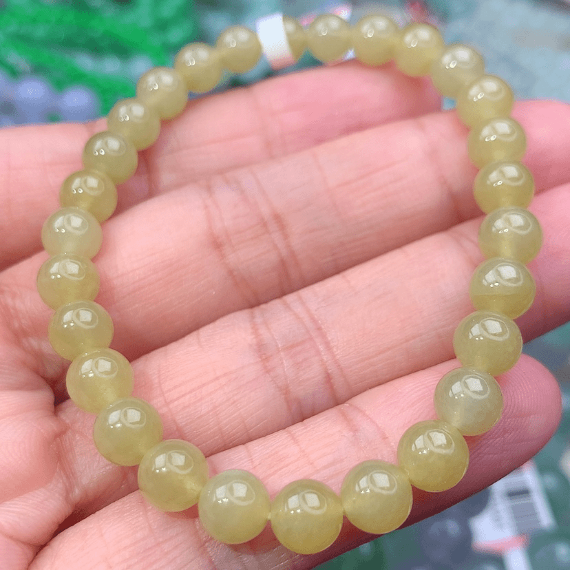 【闪购商品】翡翠手链未镶嵌卡6.5mm