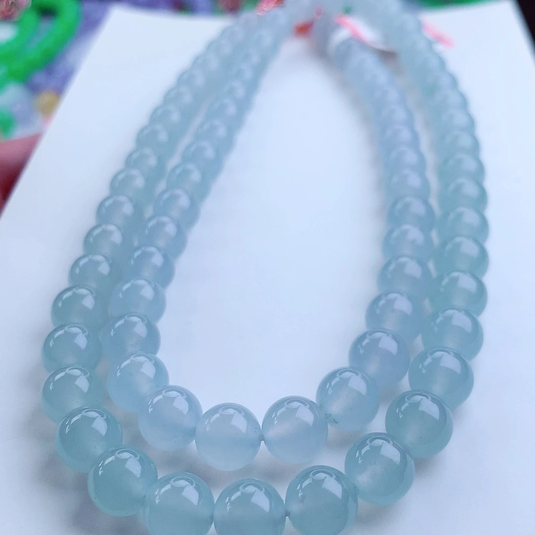 翡翠手链未镶嵌卡8mm
