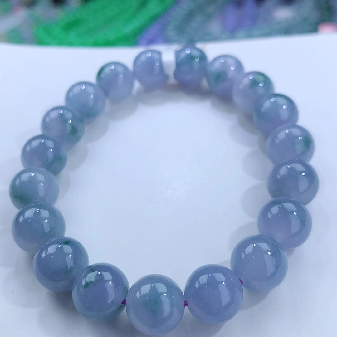 翡翠手链未镶嵌卡10mm