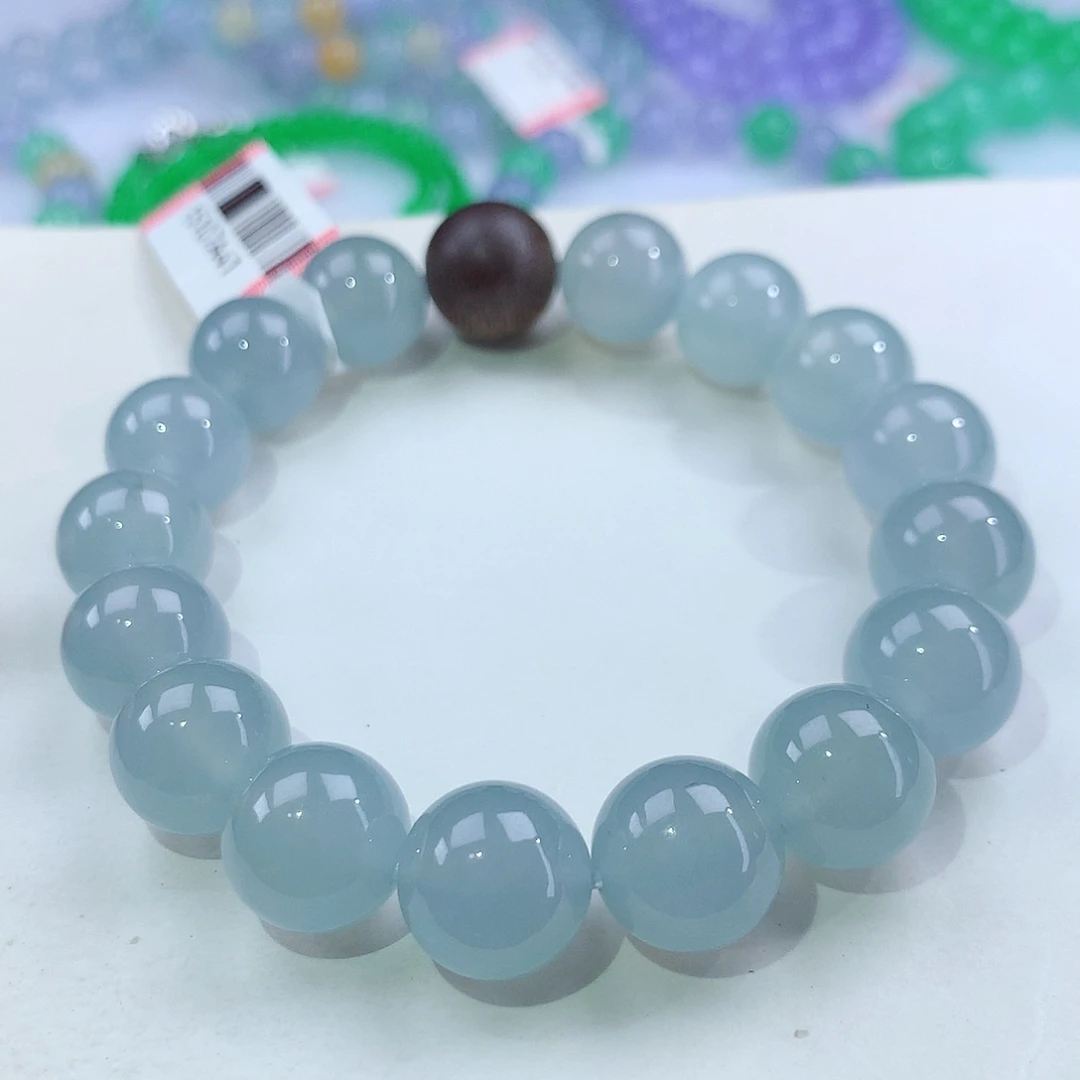 翡翠手链未镶嵌卡11.8mm