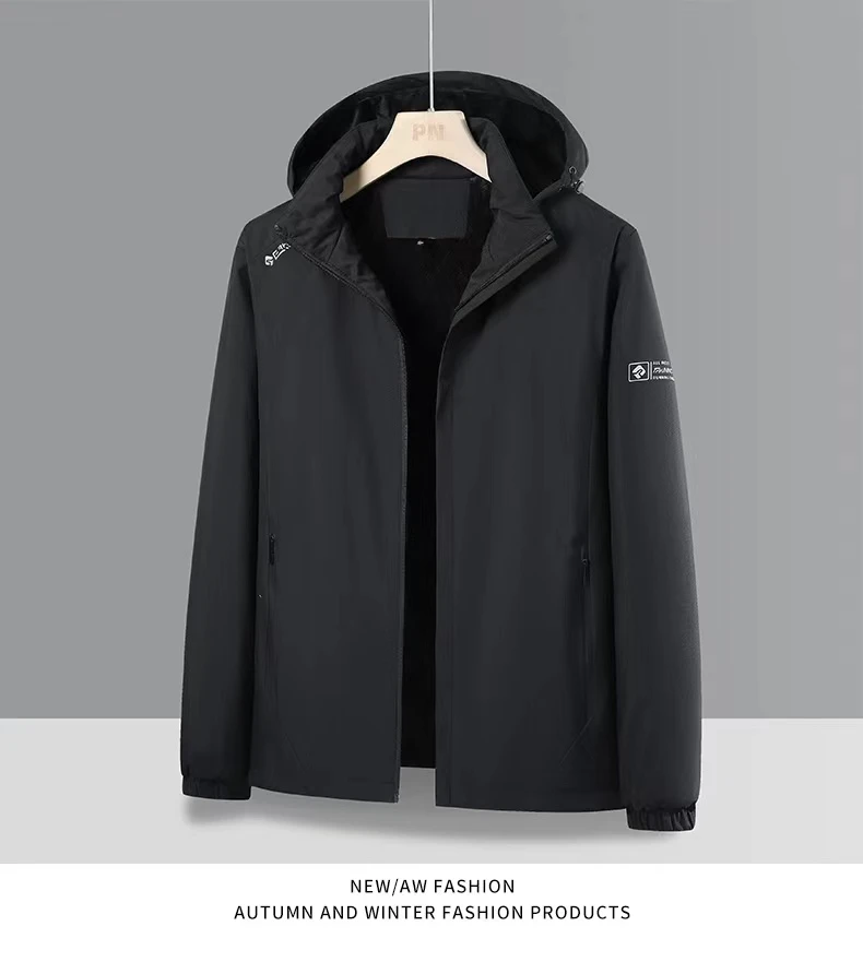 9818加绒加厚棉衣男款冬季防风棉服外套2023新款休闲运动棉服