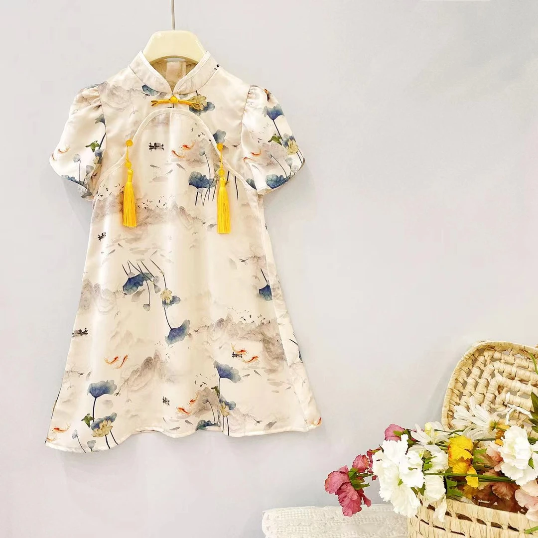 〖ANDI〗订制2024夏季新款中国风盘扣立领连衣裙1212