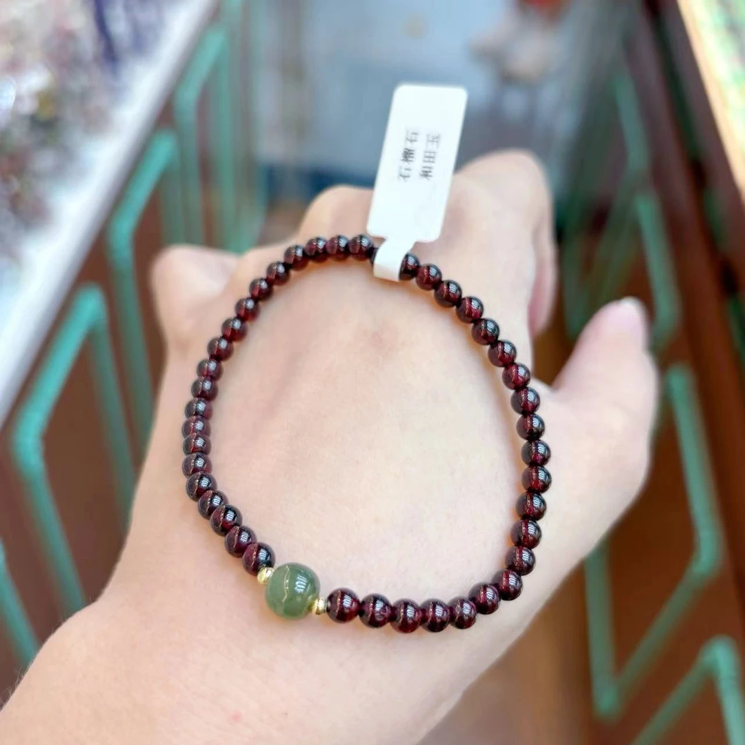 石榴石搭配和田玉092212