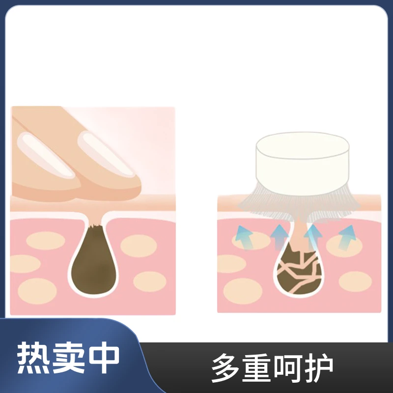 迷你硅胶洁面仪电动洗脸仪充电式防水旋转多头深层清洗毛孔护肤仪