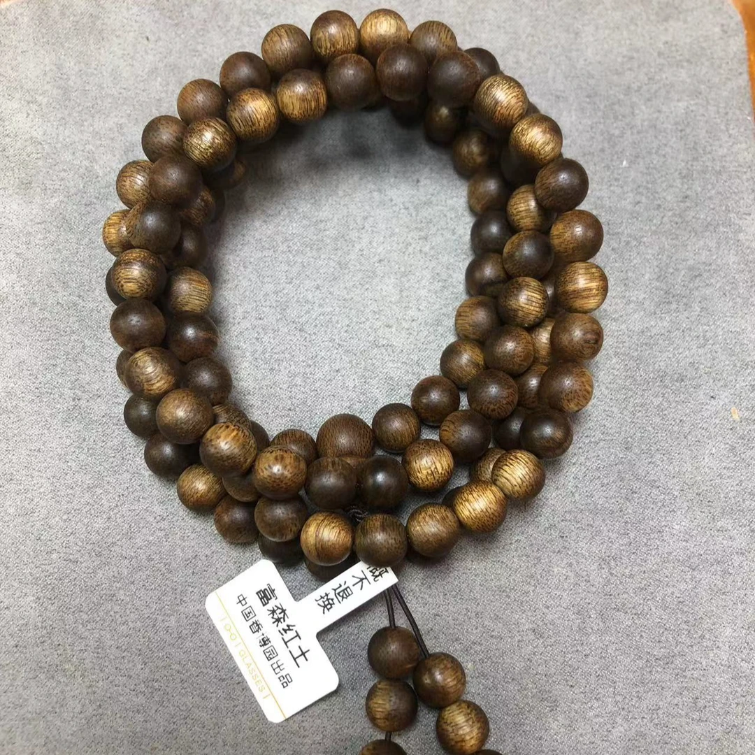 中国香博园沉香越南富森红土0.8多圈长串mm800519